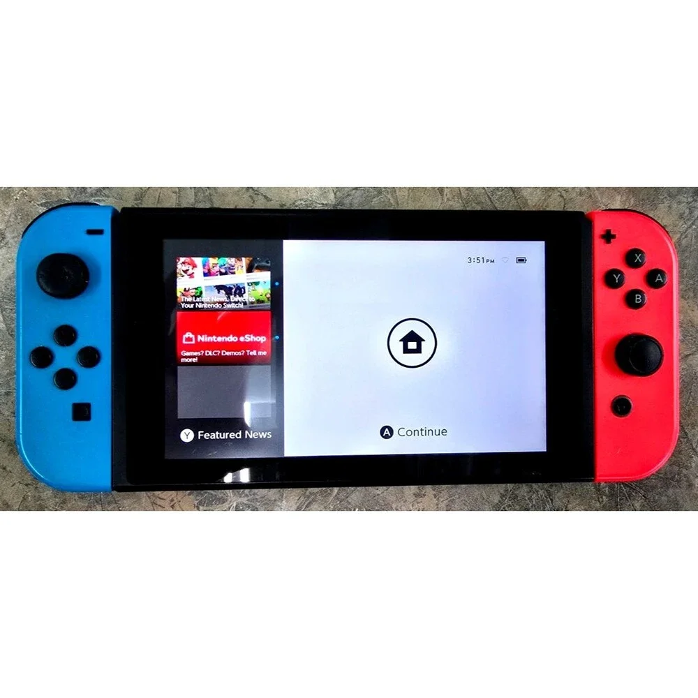 Nintendo HAC-001(01)  V2 - 32Gb Switch Console W/Dock, Joycons, Case, No Charger